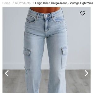 Cargo Jeans Vintage Light Wash - Never worn!